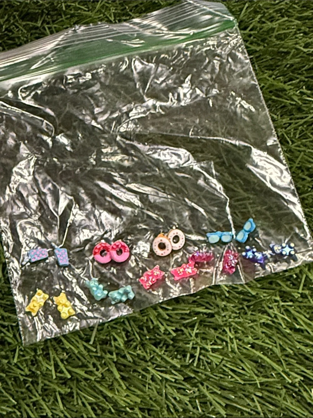 Kids Fun Summer earrings - Miscellaneous Lot - 9 pairs